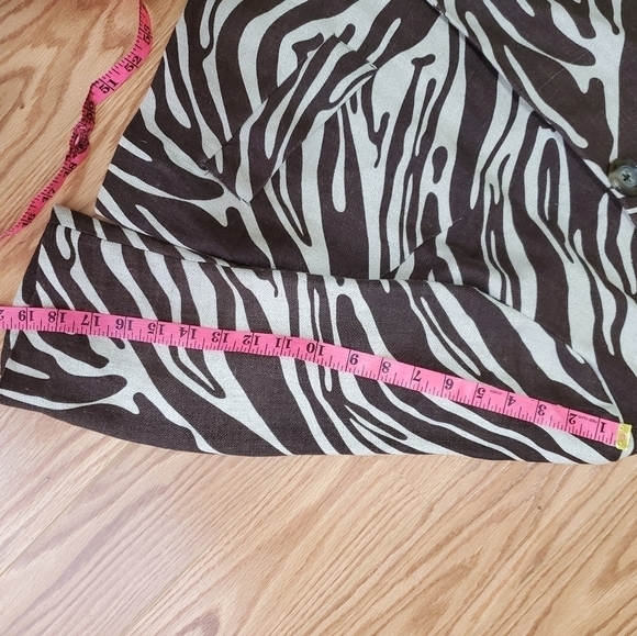 MICHAEL Kors Women poncho cape 100% linen size 14P - Picture 9 of 13